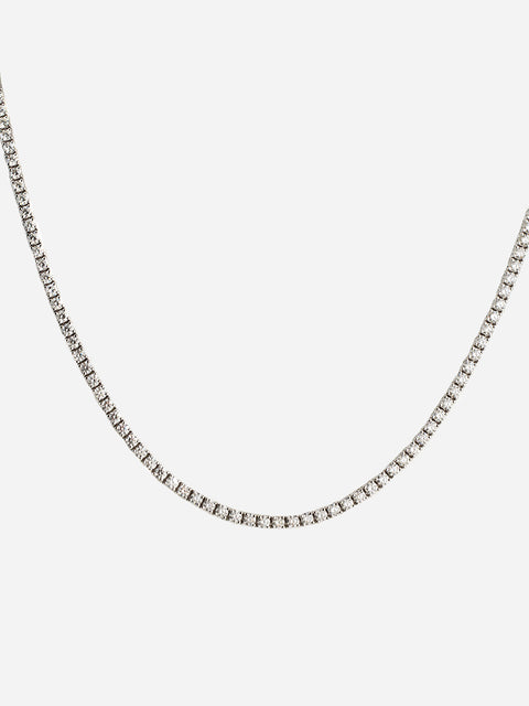 White Gold and Diamond Necklace