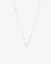 Yellow Gold V Necklace II