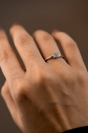 White Gold and Diamond Ring
