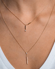 Yellow Gold Necklace with Diamond Pending