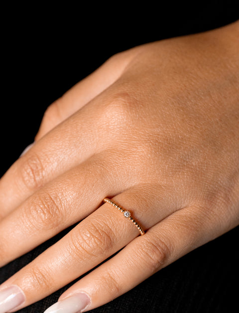Gold Ring Solitaire
