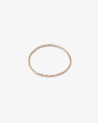 Soft Chain Ring in Gold