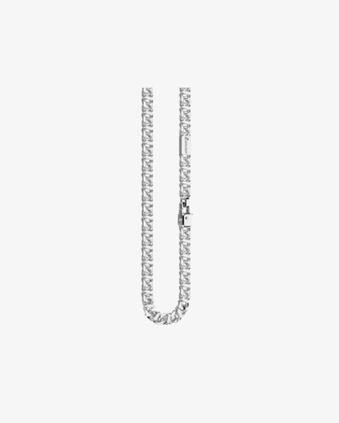 Silver chain necklace