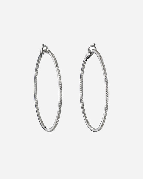 White Gold & Diamond Earrings