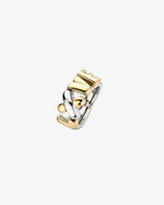 LXVE Ring in Gold and Silver