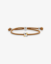Leather Bracelet with Cross
