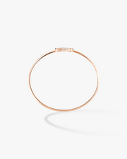 Move Uno Pavé Flex Bangle Bracelet - Rose Gold