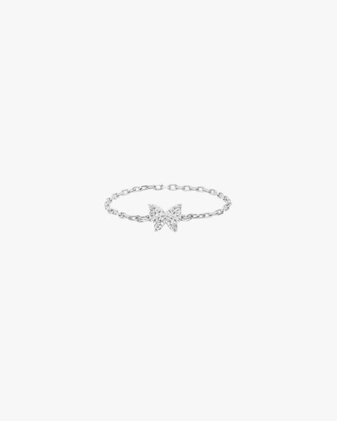 Chain Butterfly Ring