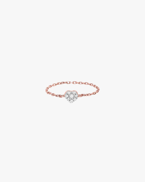 Chain Heart Ring